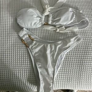 White NWOT bikini size s